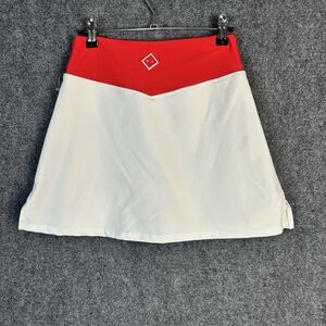 The Upside Skort Womens Size Small Skirt Red White Athletic Tennis Pickleball